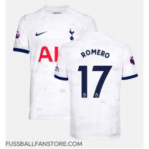Tottenham Hotspur Cristian Romero #17 Replik Heimtrikot 2023-24 Kurzarm